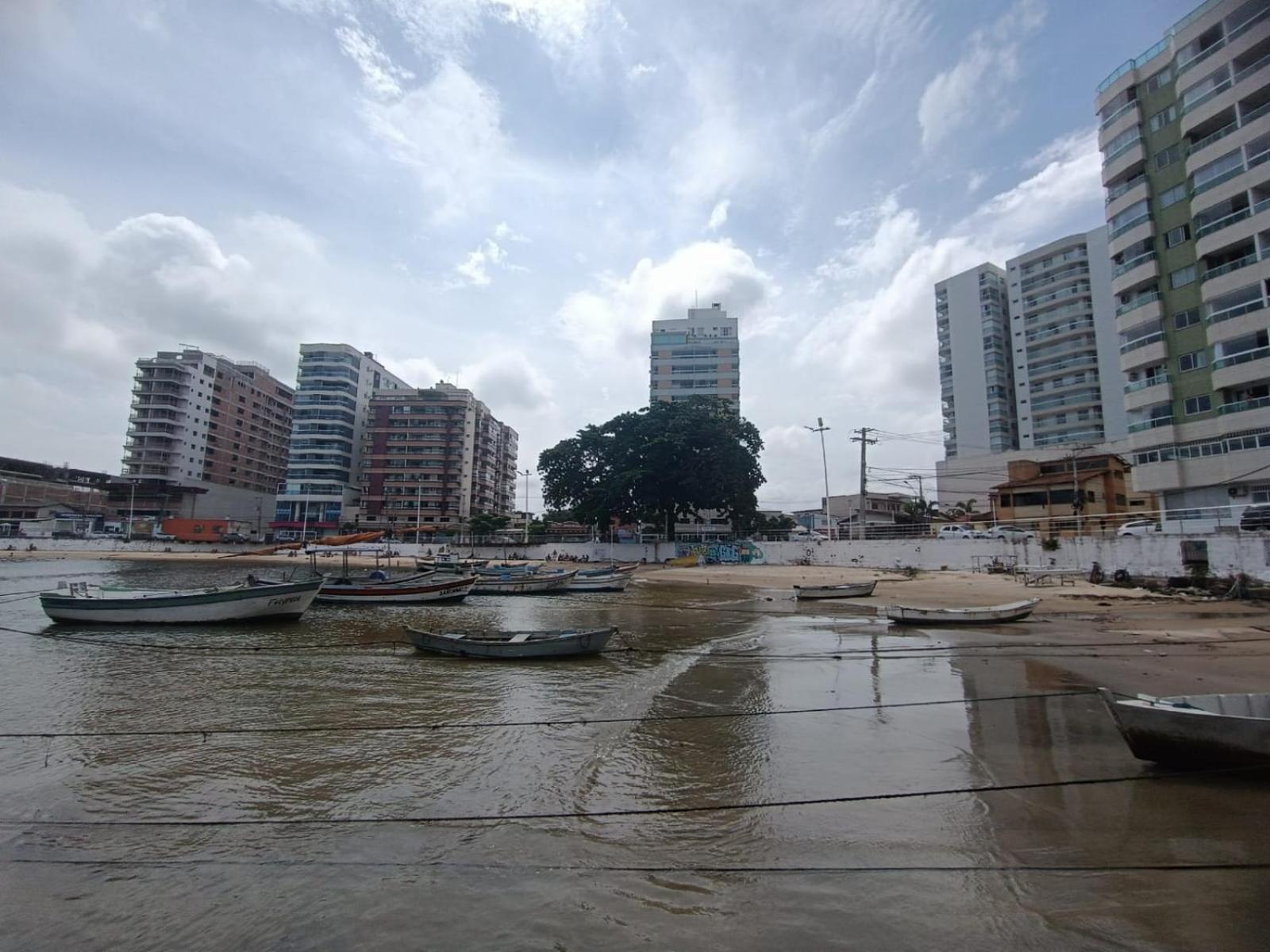 Apartamento Pe Na Areia, Wi-Fi E Garagem Privativa Inicio Da Praia Do Morro Guarapari Luaran gambar