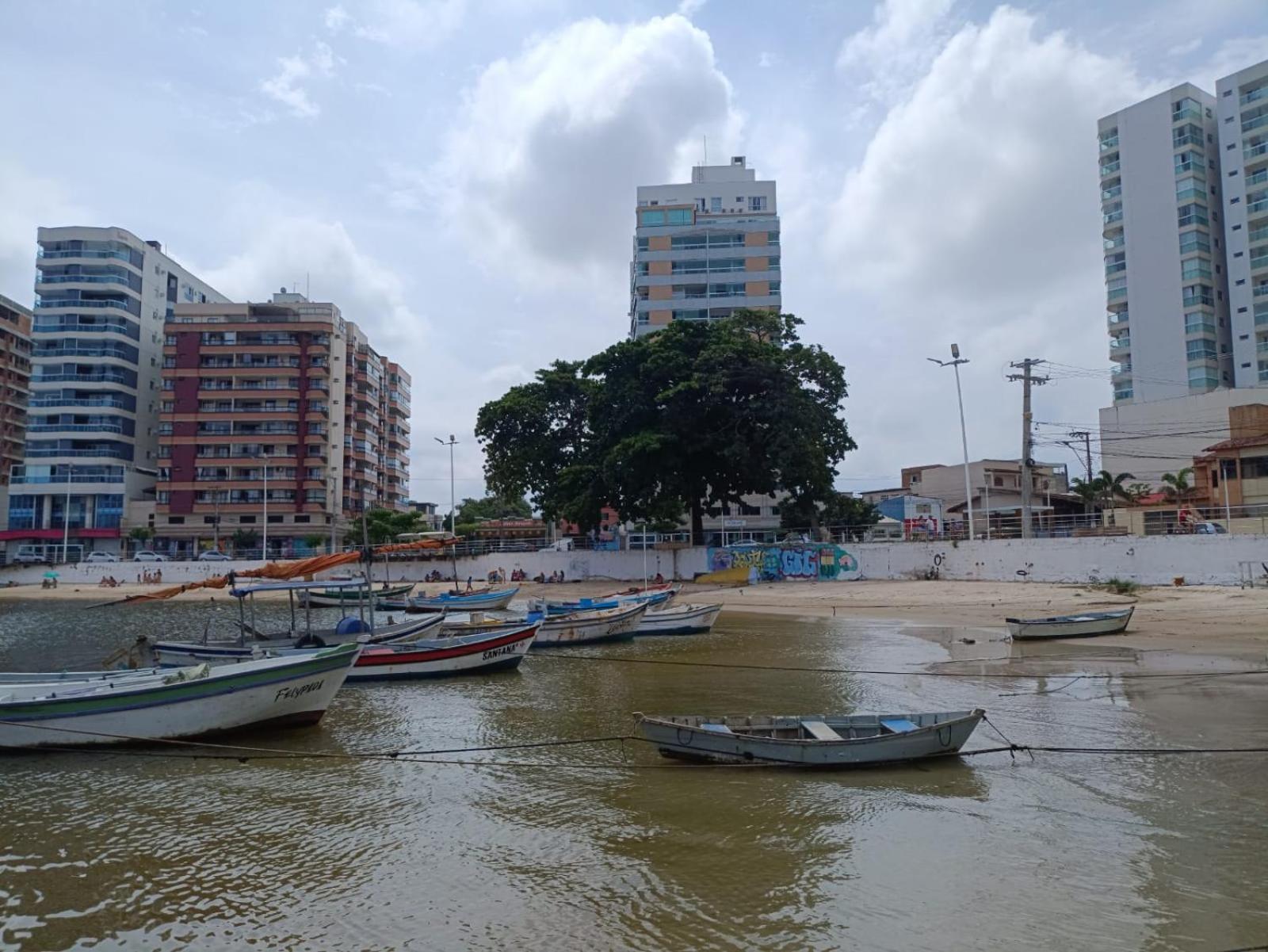 Apartamento Pe Na Areia, Wi-Fi E Garagem Privativa Inicio Da Praia Do Morro Guarapari Luaran gambar